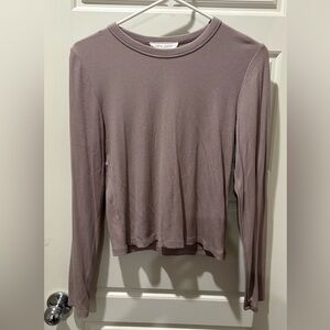 Women's Mauve Long Sleeve Top